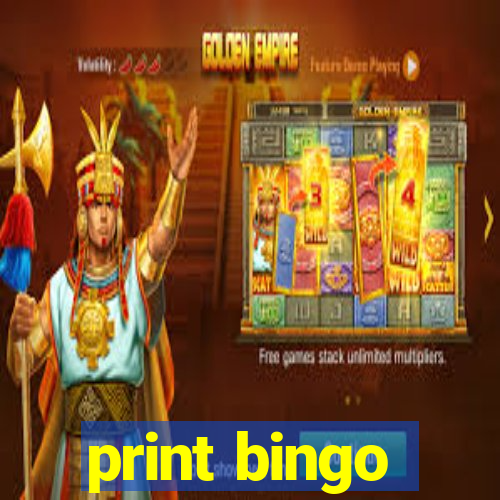 print bingo